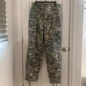 Men’s Army Combat Uniform Camouflage Pants Trousers Medium-Long